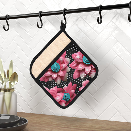 Poppin Flowers Pot Holder with Pocket