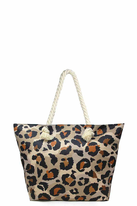 Leopard Print Tote