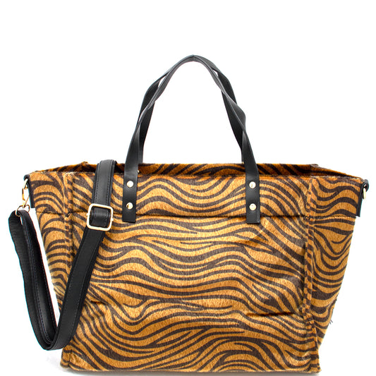 Textured Tiger Bag