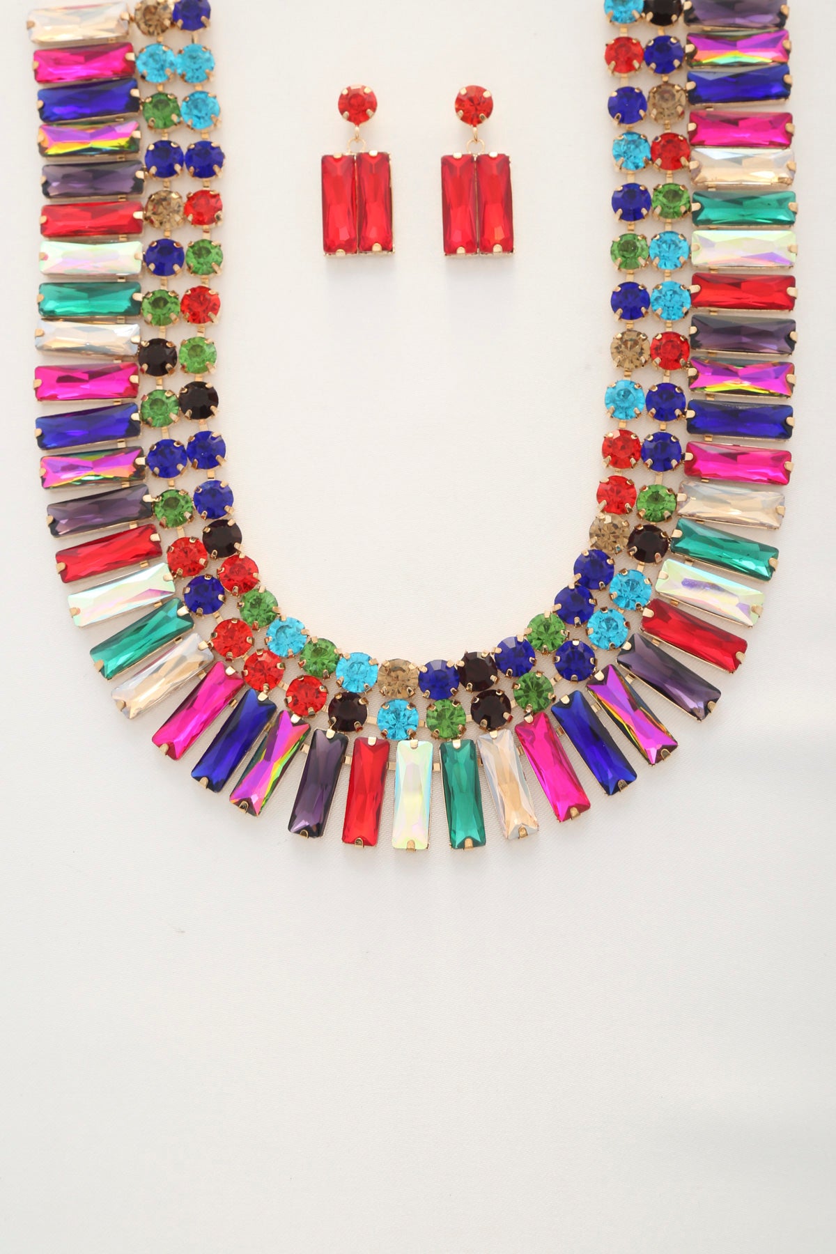 Rhinestone Statement Necklace