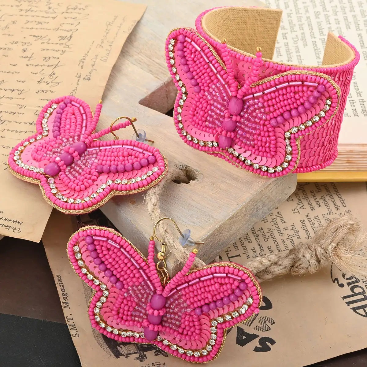 Seed Bead Butterfly Sets