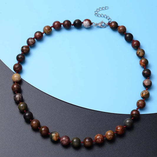 Picasso Jasper Beaded Necklace