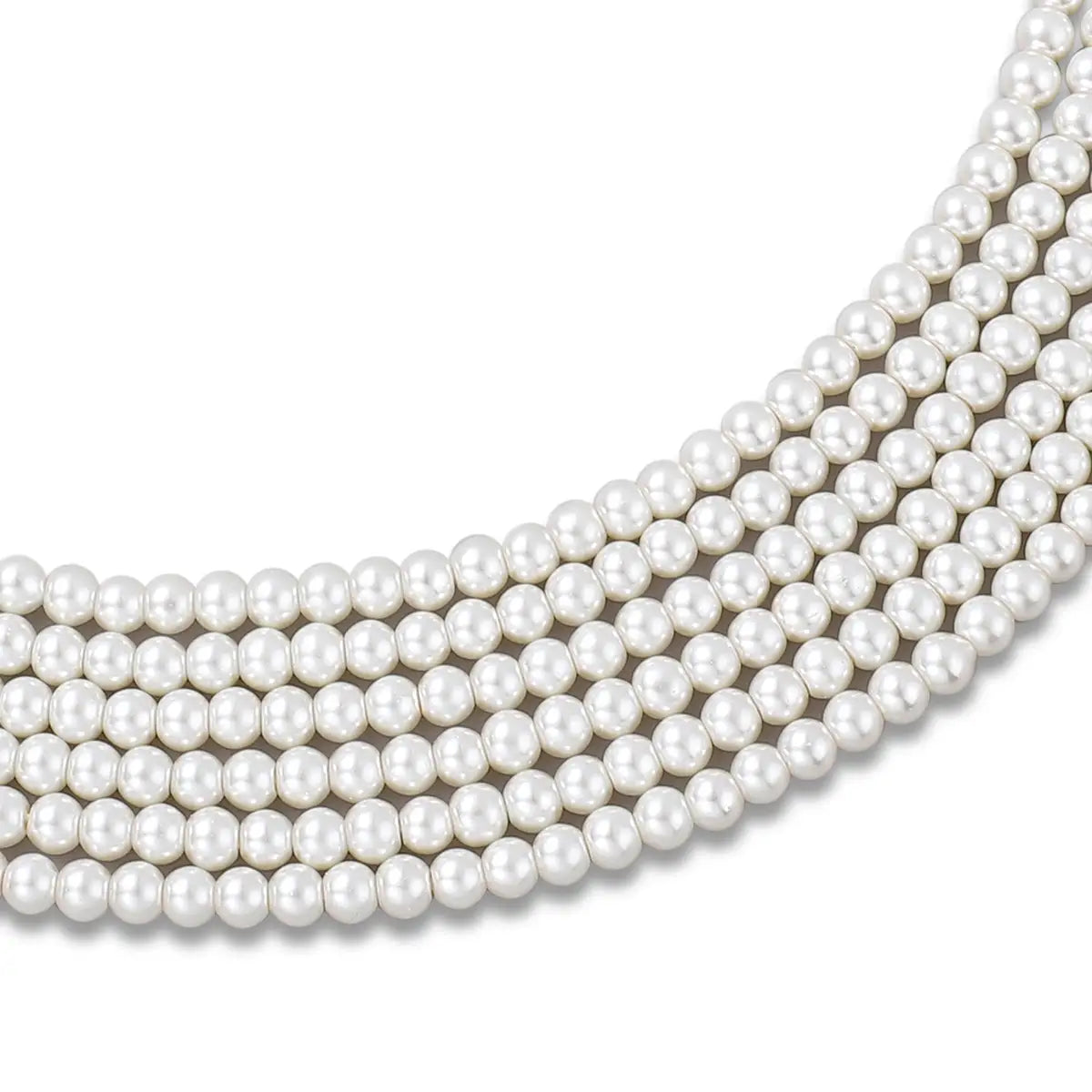 Pearl Multi Row Necklace