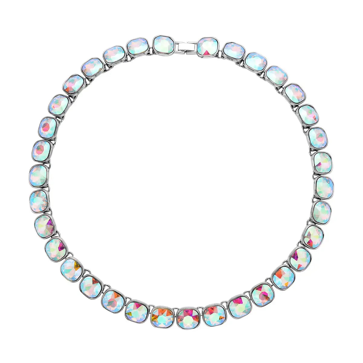 Gemstone Tennis Necklace