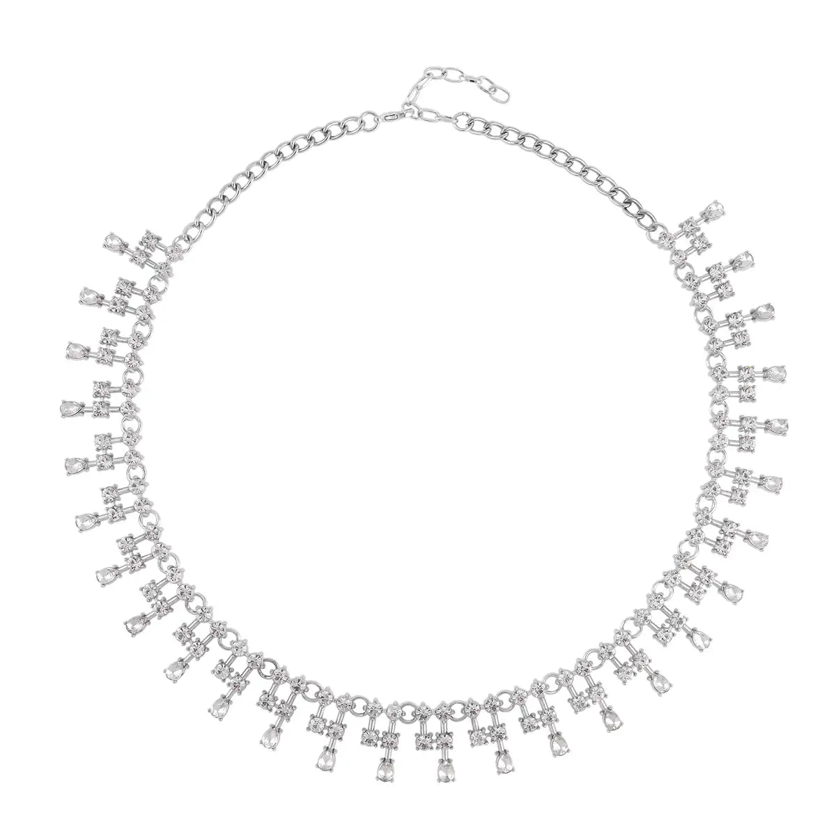 Austrian Crystal Tassels Necklace