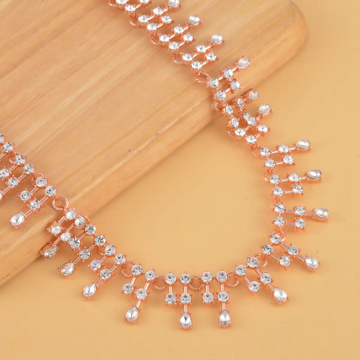 Austrian Crystal Tassels Necklace