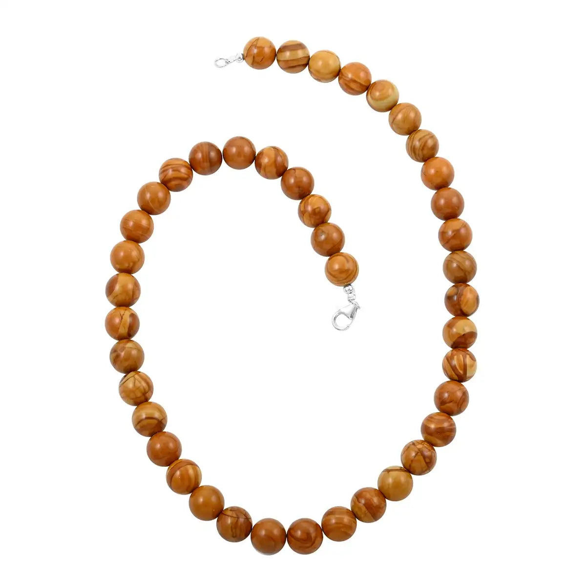 Wooden Jasper Beaded Necklace