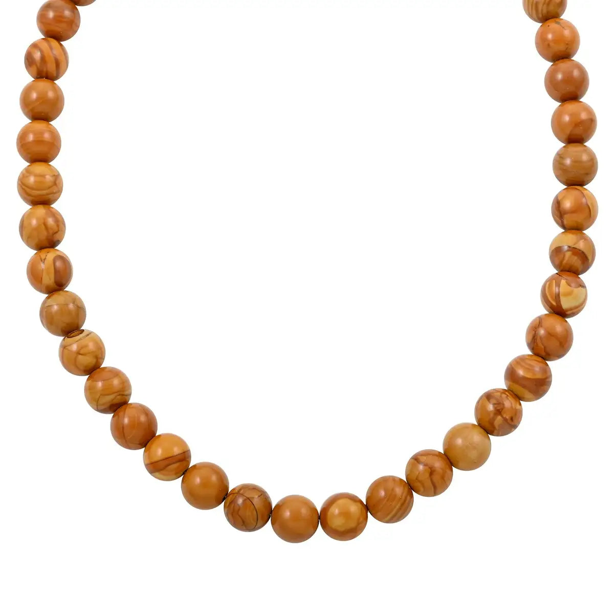 Wooden Jasper Beaded Necklace