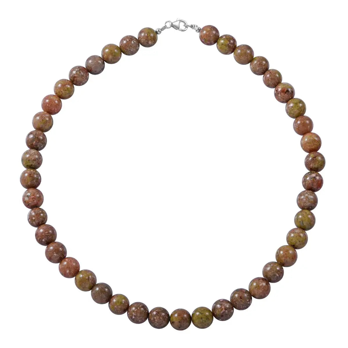 Autumn Jasper Beaded Necklace