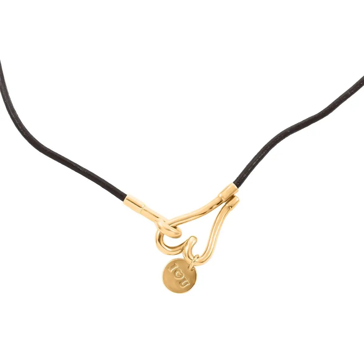 Heart Rope Necklace in 14K Gold Over