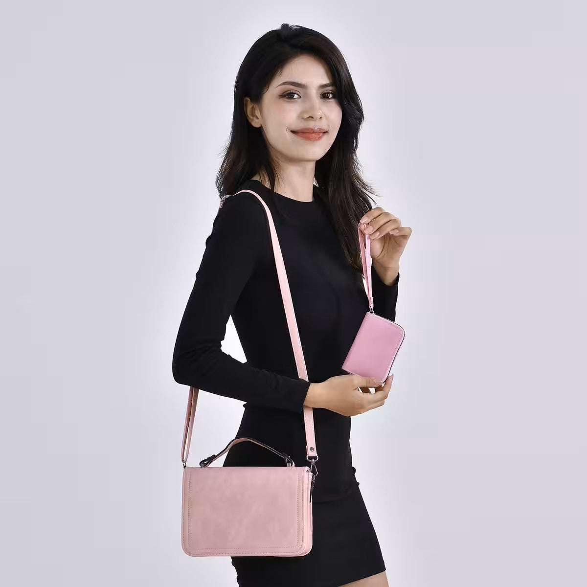 Mini Brief Case Set Crossbody Bag